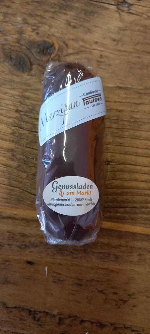 Confiserie Paulsen - Marzipanbrot mit Edelbitterschokolade